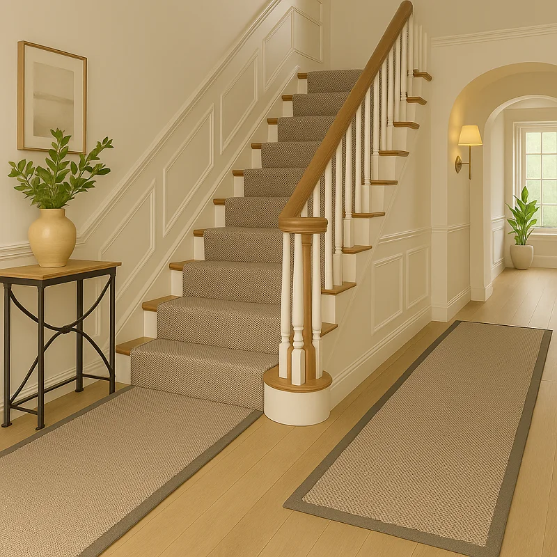 Sisal Rug in Stair