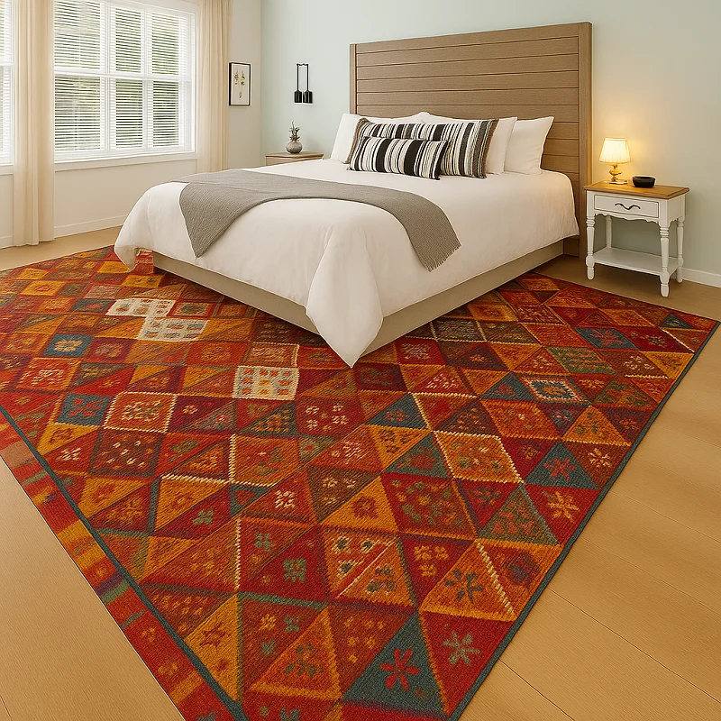 kilim Rug in Bedroom