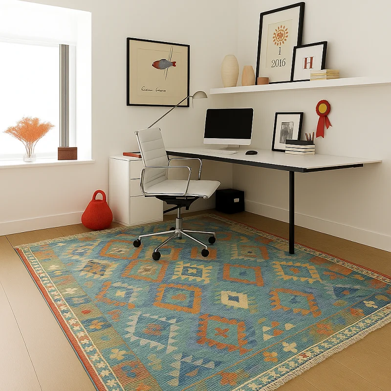 kilim Rug in Office